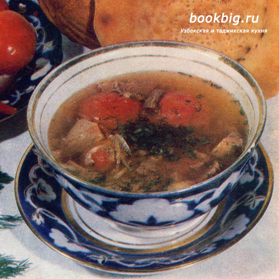 Помидор шурпа (суп с помидорами)